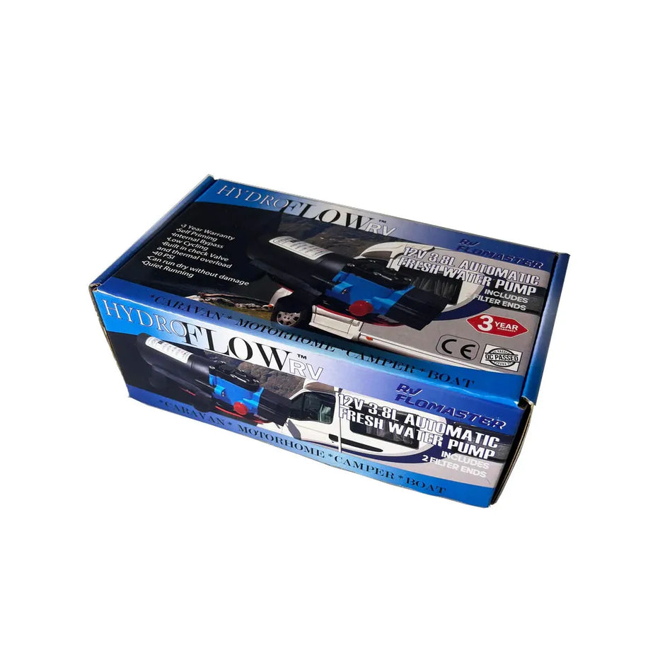 Hydroflow 3.8 Litre / Minute 12V Water Pressure Pump