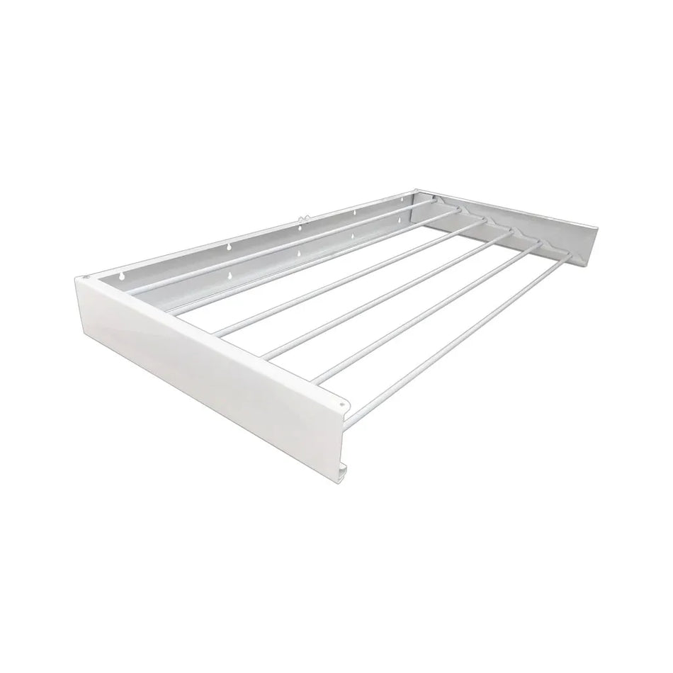 Wall Mounted Clothes Airer White 100cm