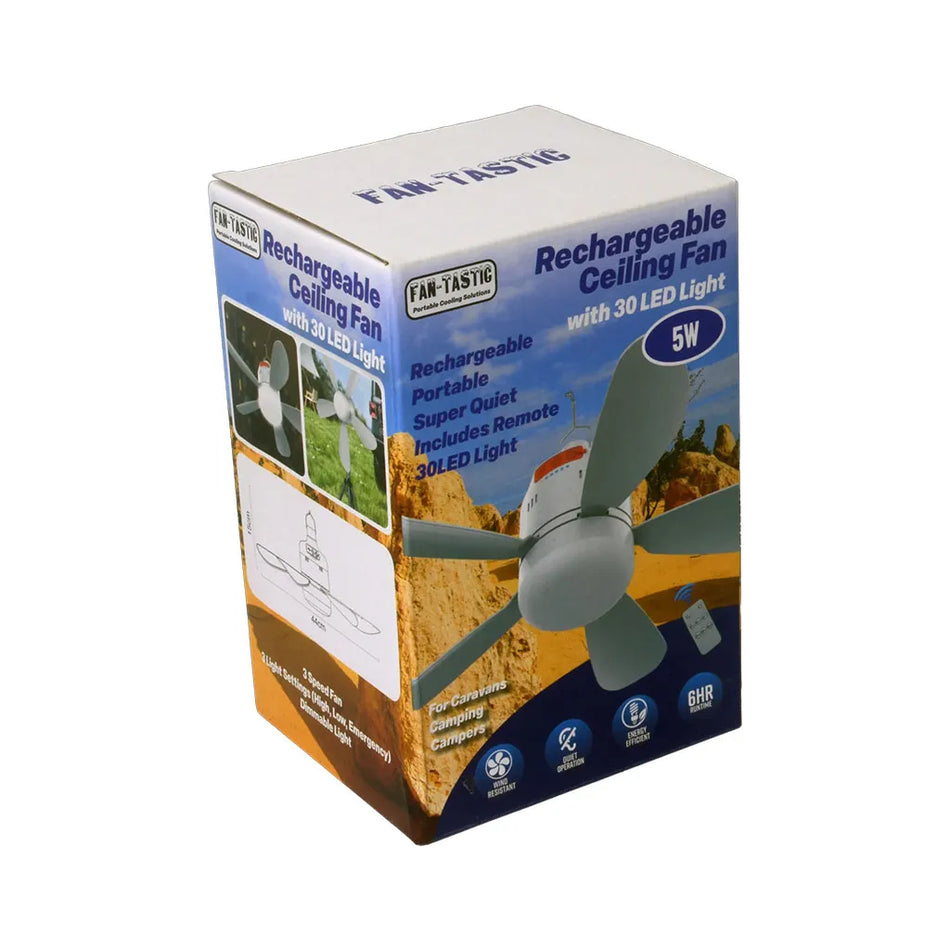 Fantastic 12V Rechargeable Ceiling Fan